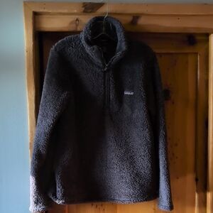 Patagonia Womens Charcoal Zip-Up Sweater- This Is Women's Not Men's